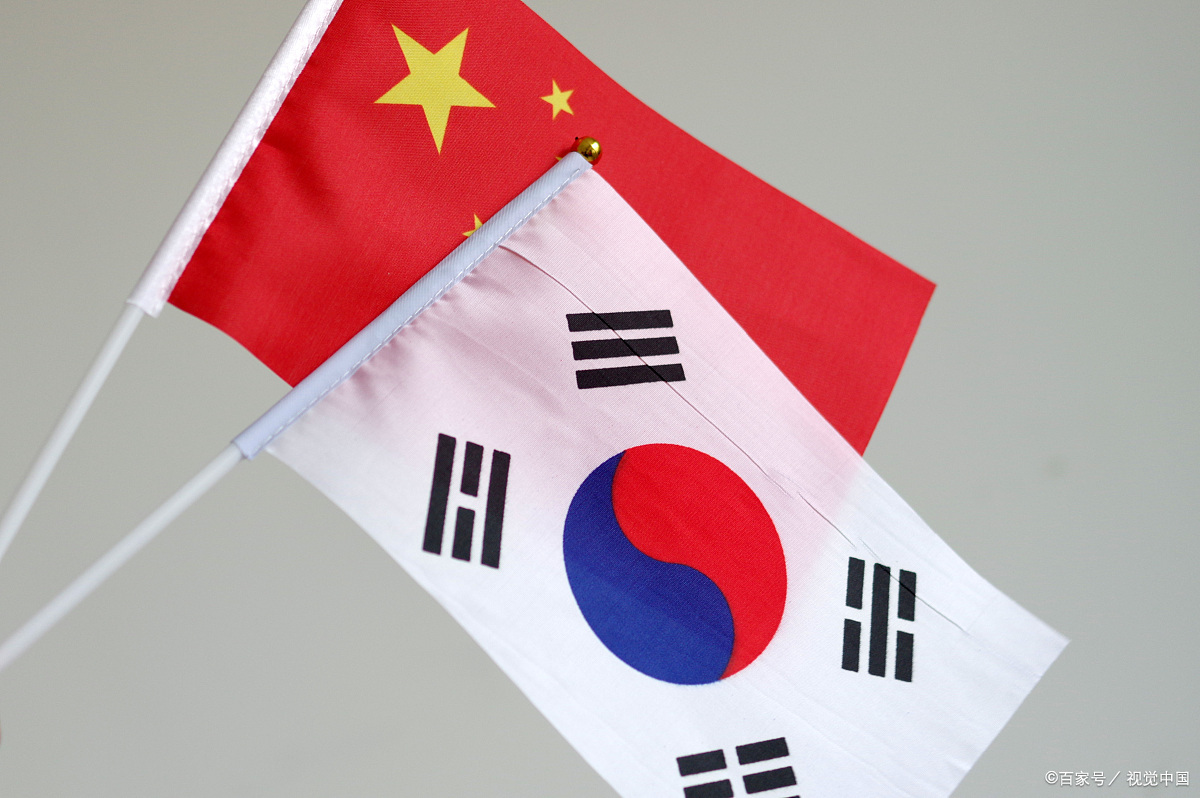 中韩两国国旗图片图片